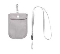 BH-Geldbörse - Reise-BH-Geldbörse für Damen, versteckte Undercover-Reise-BH-Tasche, Anti-Diebstahl-Geldbörse, Geldgürteltasche, Geheimtasche für Reisepass, Geld, Schlüssel, passend für alle BHs, Grau