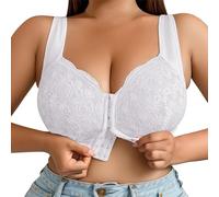 BH Große Brüste Starker Halt BH Damen Ohne Bügel Damen-BHS Seamless Bralette Creamy Nahtloser Mit Vorderverschluss Nahtloser Mit Bügel Ohne Große Größen Bequemer Soft Push Up Sport 4XL