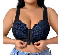 BH Große Brüste Starker Halt BH Damen Ohne Bügel Damen-BHS Seamless Bralette Creamy Nahtloser Mit Vorderverschluss Nahtloser Mit Bügel Ohne Große Größen Bequemer Soft Push Up Sport 4XL