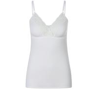 Mey Damen BH-Top Bügellos Serie 2000 | Ohne Polsterung, Gemoldetes Büstenteil, Mit elastischer Häkelspitze, Spaghetti-Träger, verstellbar, Gr. 38-46