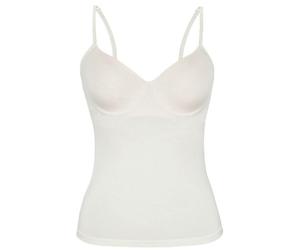 BH-Hemd SASSA "BH Hemdchen CLASSIC MICRO", Damen, Gr. 70, Cup C, beige (elfenbein), Stoff, Obermaterial: 92% Polyamid PA. 8% Elasthan EL., BHs BH-Hemd (70939434-70) elfenbein