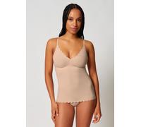 BH-Hemd SKINY "Sensation", Damen, Gr. 36, N-Gr, N-Gr, beige, Obermaterial: 56% Polyamid, 44% Elasthan, normal, BHs BH-Hemd, tiefer V-Ausschnitt, schmale Träger, herausnehmbare Pads (54461945-36) beige