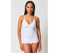 BH-Hemd SKINY "Sensation", Damen, Gr. 42, N-Gr, N-Gr, weiß, Obermaterial: 56% Polyamid, 44% Elasthan, normal, BHs BH-Hemd, tiefer V-Ausschnitt, schmale Träger, herausnehmbare Pads (36158059-42) weiß
