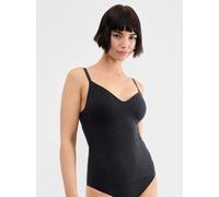 BH-Hemd SLOGGI "ZEROFeelBliss THE UP PushUpShirt", Damen, Gr. S, N-Gr, schwarz, Spitze, Obermaterial: 64% Polyamid, 20% Elasthan, 16% Polyester, BHs BH-Hemd, unsichtbar mit Spitzenoptik (76283408-S) s