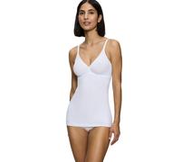 BH-Hemd TRIUMPH "Katia Basics BV X", Damen, Gr. 85, Cup B, weiß (weiß b), Single Jersey, Obermaterial: 95% Baumwolle, 5% Elasthan, unifarben, Basic, körpernah, BHs BH-Hemd, Baumwollmischung, ohne Büge