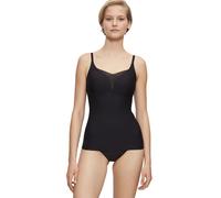 BH-Hemd TRIUMPH "Shape Smart Bra-Shirt", Damen, Gr. 4, N-Gr, schwarz, Microtouch, Obermaterial: 62% Polyamid, 26% Elasthan, 12% Polyester, unifarben, BHs BH-Hemd, glättend, ohne Bügel, tiefer V-Aussch