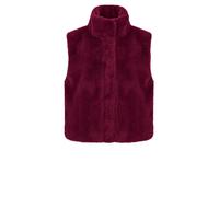 bianca - Webpelz-Weste lila/rot - Gr. - 36