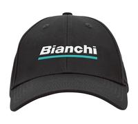 BIANCHI MILANO Podium Classic Cap, für Herren, Fahrradcap, Radcap schwarz