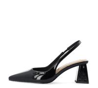 bianco - Elegante Slingback-Pumps mit modernem Blockabsatz schwarz - Gr. - 40