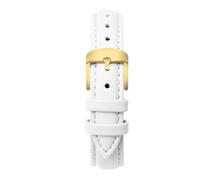 Biannbjx Uhrenarmband aus Leder für Herren und Damen, 12mm, 14mm, 15mm, 16mm, 18mm, 20mm, Schnellverschluss-Armband, Weißgold, 15mm