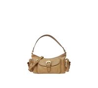 Biasia Leder Schultertasche Umhängetasche New Factor Shoulder Bag Cuoio hellbraun