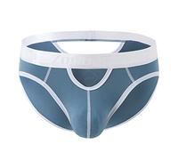 BIATWOWR Sexy Herren Dreiecksunterwäsche mit Großer Tasche, Niedriger Taille und Ohne Etikett für Komfort und Atmungsaktivität Bikini Brief