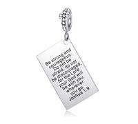 Bibel Charm Silber Kreuz Religiös Thema Charms für Europäische Pandora Armband Armbänder Schmuck Geschenk für Frauen Mädchen
