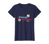 Bibi & Tina - Pferdemädchen T-Shirt, Damen, Marineblau, XXL