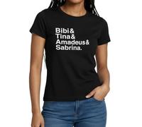 Bibi Und Tina Amadeus Sabrina Typographie weiß Frauen T-Shirt