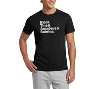 Bibi Und Tina Amadeus Sabrina Typographie weiß Männer T-Shirt