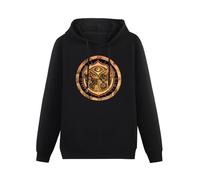 Pullover Warm Hoodies Tomorrowland Hoody Graphic Top Printed Hoodie Sweatershirt for Men Black L