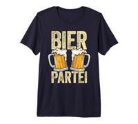 Bier Partei Shirt Lustiges Biershirt Bierkrug Bierpartei Premium T-Shirt