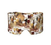 Bier- und Weinfass, Vollständige Augenabdeckungen, lichtblockierende Augenmaske, Schlafaugen- und Ohrenschützer