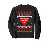Bierpong-Liebhaber zu Weihnachten, Beer Pong-Enthusiast Sweatshirt