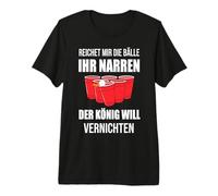 Bierpong Tshirt Trinkspiel Beer Pong Shirt Premium T-Shirt