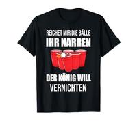 Bierpong TShirt Trinkspiel Beer Pong Shirt T-Shirt