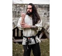 Biesenhemd mit Holzknöpfen Natur "Oswald" S