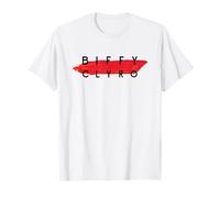 Biffy Clyro Damen Weiß T-Shirt mit Logo, Halbarm, Größe S, Crew-Ausschnitt
