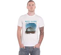 Biffy Clyro Opposites Distressed Album Cover offiziell Herren Nue Weiß T Shirt M