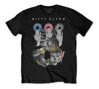 Biffy Clyro T Shirt Hands Band Logo Nue offiziell Herren Schwarz L