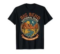 Big Bend Nationalpark Rio Grande Vintage Retro Wüstenabzeichen T-Shirt