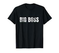 Big Boss Distressed Font T-Shirt