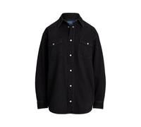 Big-Fit Westernhemd aus Denim XS Black