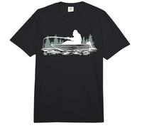 Big Foot Fishing, Cool Fishing Fisherman Bigfoot Sasquatch Comfort Colors Adult Heavyweight T-Shirt