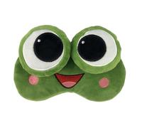 Big Frog Brille Schlafbrille 3D Frosch Brille Cartoon Frosch Gegenlichtblende Cartoon Grüner Frosch eigenartige Augenmaske Lustige Augenmaske Kinder Jungen Mädchen Schlaf Reise Geschenk