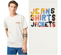 Wrangler Shirt in Creme - Größe L | Herren Plussize