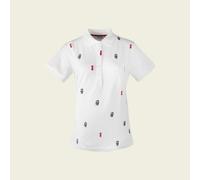 Big Green Egg Golf Poloshirt Damen weiß L