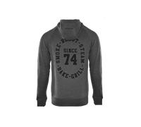 Big Green Egg Hoodie - Since 74 - Holzkohlegrau L