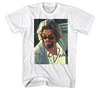 Big Lebowski The Dude Photo Jeff Bridges His Dudeness EL Duderino T Shirt Graphic Top Tee Camiseta Short-Sleeve Men T-Shirt White XL