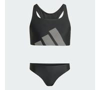 Adidas Big Logo C-back Bikini Schwarz 11-12 Years Mädchen