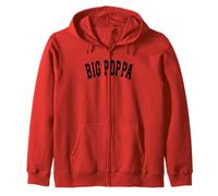 Big Poppa Varsity Hip Hop Dad Fathers Day Kapuzenjacke