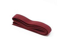 BIG-SAM - 1 Meter Gummiband/Gummilitze - 20mm breit - über 20 Auswahl (Rotbraun)