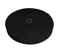 BIG-SAM 20mm breites Gummiband - flach gestrickt - 1, 5 oder 10 Meter am Stück geschnitten - für Bekleidungsstücke oder Taschen (Anthrazit, 1)