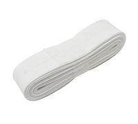 BIG-SAM 3 Meter Schrägband 20mm Breite in Unifarben - Biasband - zum Einfassen oder Verzieren von T-Shirts, Tischdecken, Deko und vieles mehr - weiß (01)