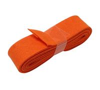 BIG-SAM 3 Meter Schrägband 20mm Breite in Unifarben - Biasband - zum Einfassen oder Verzieren von T-Shirts, Tischdecken, Deko und vieles mehr - orange (14)