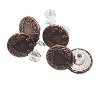BIG-SAM Metallknöpfe/Jeansknöpfe - Ø 17mm - Altkupfer - 5/10 / 25 oder 50 Stück - Nähfrei mit Anleitung! (5)