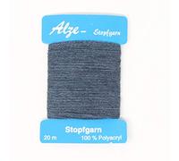 BIG-SAM - Stopfgarn | 20 Meter Wickelkarte | auch als Beilaufgarn verwendbar | viele Farben einzeln erhältlich oder als Farbset (Blau meliert)