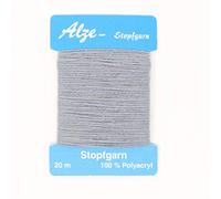 BIG-SAM - Stopfgarn | 20 Meter Wickelkarte | auch als Beilaufgarn verwendbar | viele Farben einzeln erhältlich oder als Farbset (Grau)