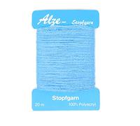 BIG-SAM - Stopfgarn | 20 Meter Wickelkarte | auch als Beilaufgarn verwendbar | viele Farben einzeln erhältlich oder als Farbset (Hellblau)