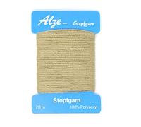 BIG-SAM - Stopfgarn | 20 Meter Wickelkarte | auch als Beilaufgarn verwendbar | viele Farben einzeln erhältlich oder als Farbset (Ecru)